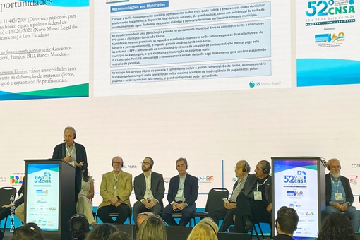 DIRETORIA DA GS INIMA BRASIL PARTICIPA DE MESAS REDONDAS COM DEBATES SOBRE O SANEAMENTO BÁSICO NO 52º CNSA